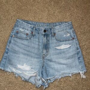 NWT American Eagle Outfitters Women's Light Blue Distressed Shorts